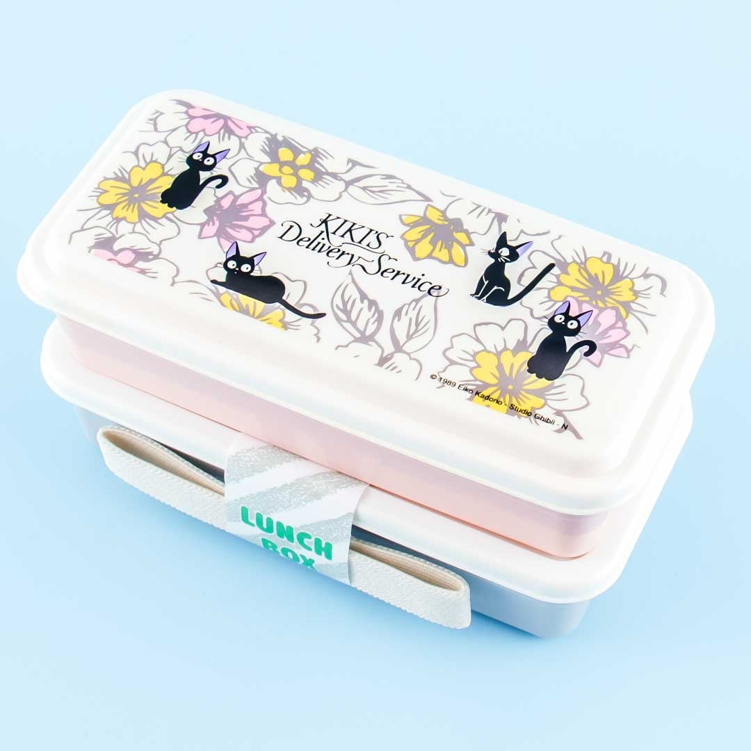 Kiki's Delivery Service Jiji & Flowers Rectangle Bento Set Blippo