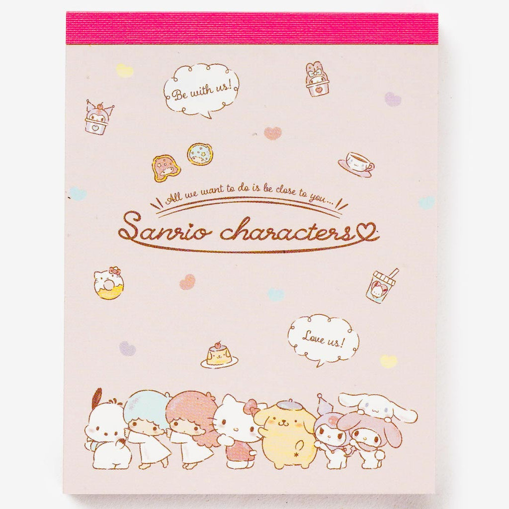 Sanrio Characters Best Buddies Mini Memo Pad