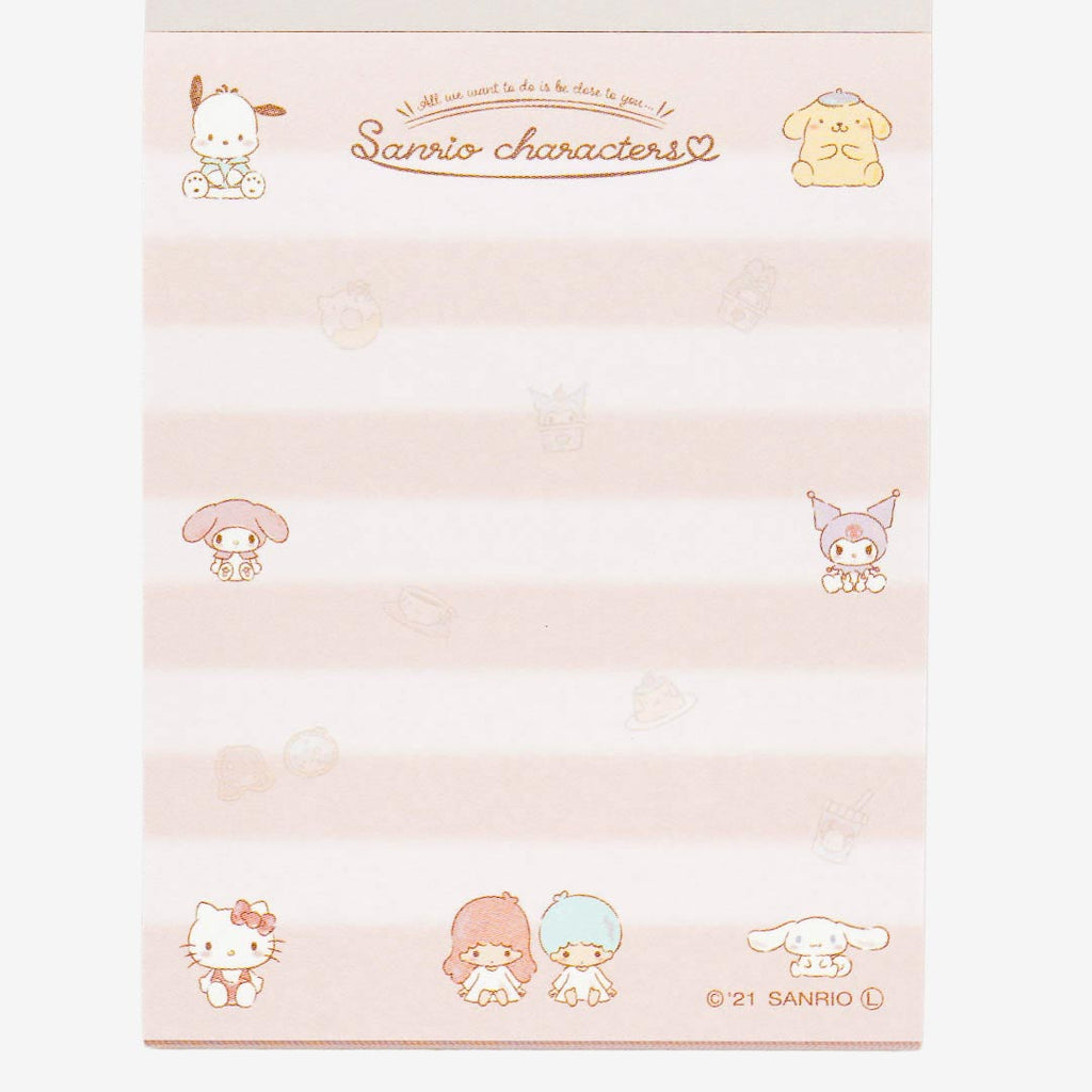 Sanrio Characters Best Buddies Mini Memo Pad