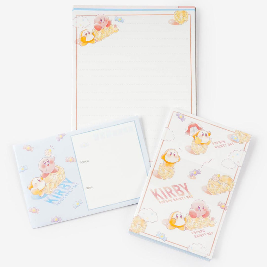 Kirby Pupupu Rainy Day Letter Set