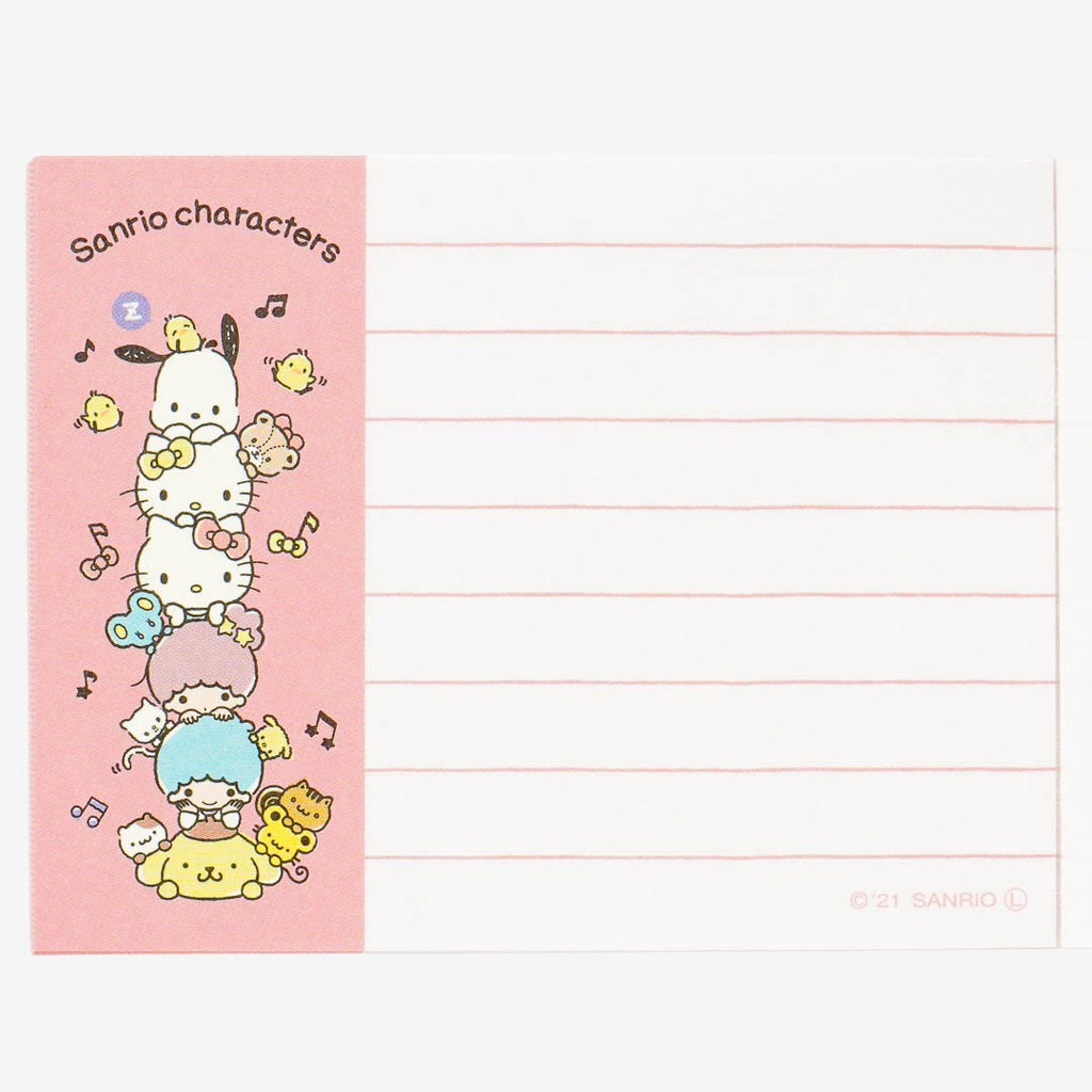 Sanrio Characters Dance Party Mini Memo Pad