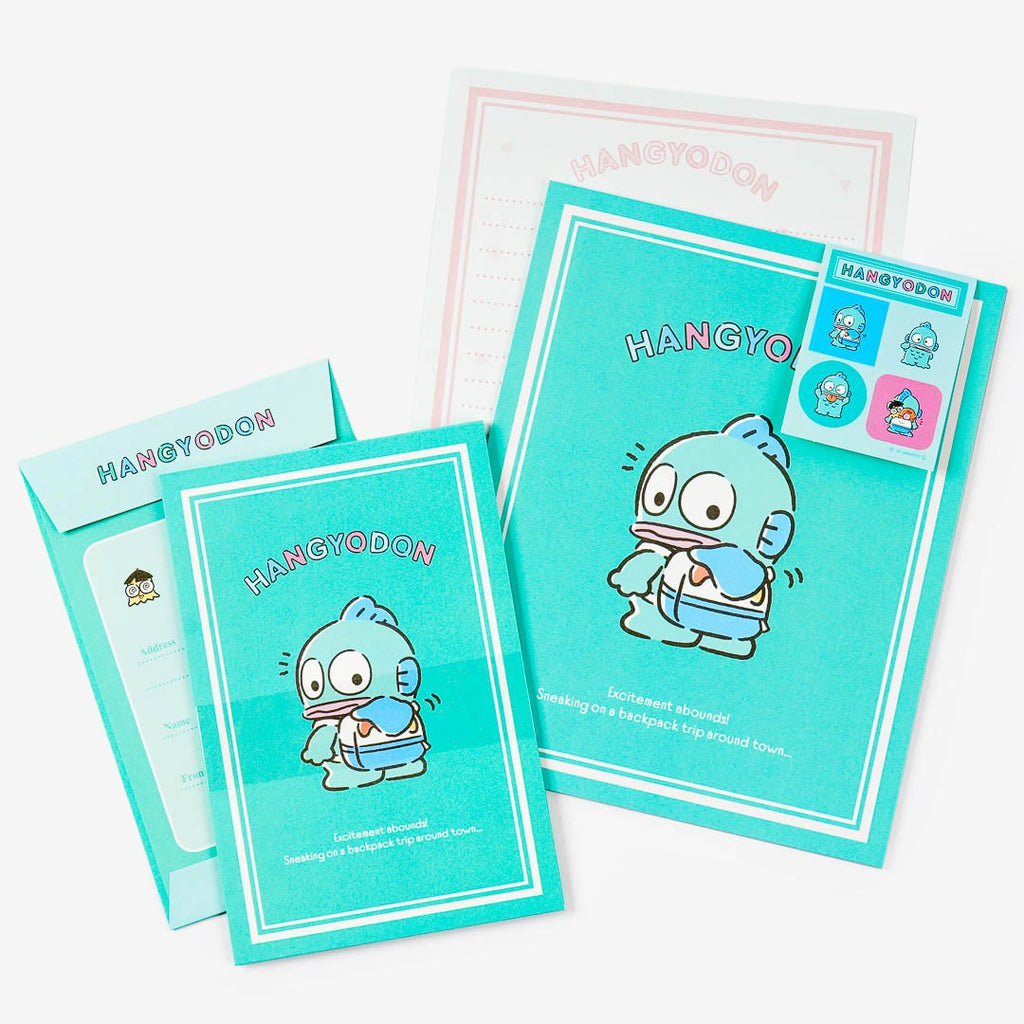 Hangyodon Backpack Trip Letter Set