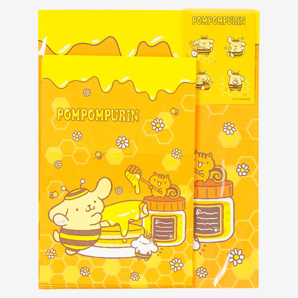 Pompompurin Honey Bee Letter Set