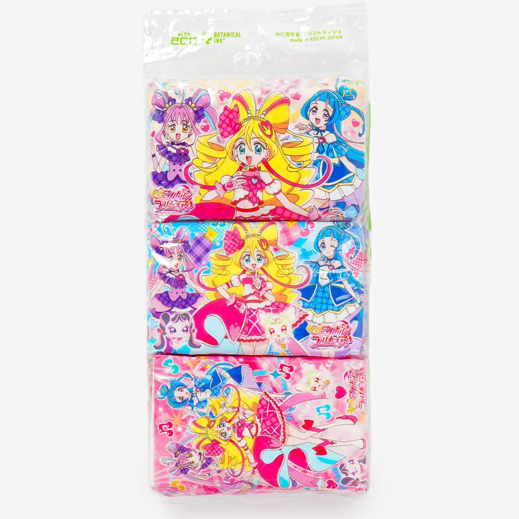 Kimi to Idol Pretty Cure Pocket Tissues