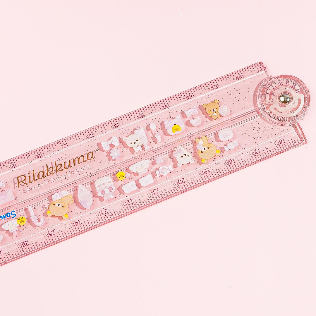 Happy School Ruler Set Rilakkuma