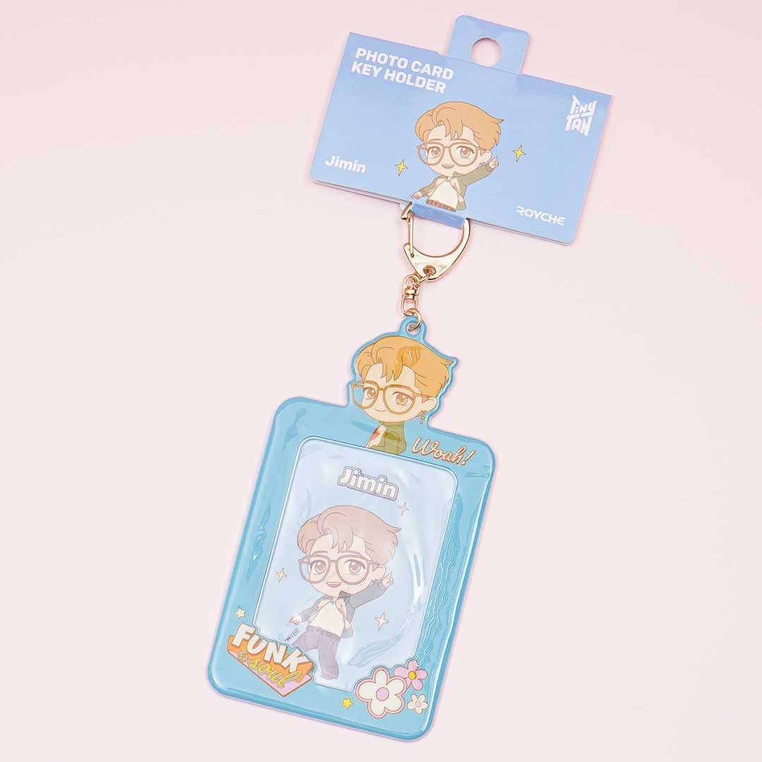 ✤ʚncɞ✤ JIMIN デザインフォト／キーリング BTS TinyTAN Photo Card Key Holder - Jimin – Blippo