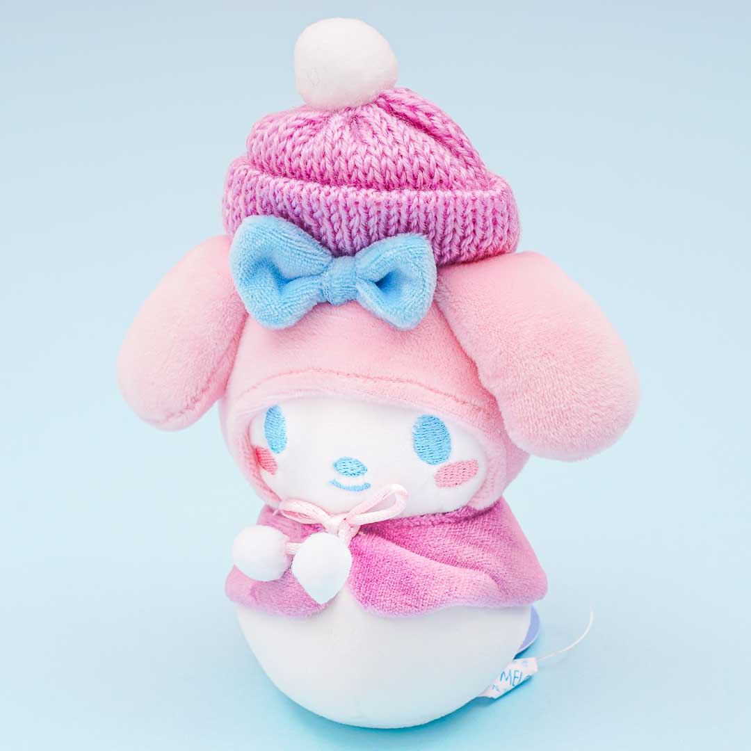 My Melody Snowman Munyugurumi Plushie - Medium – Blippo