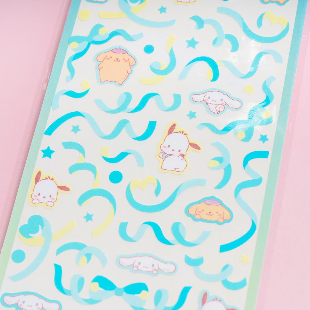 Sanrio Characters Popping Party Stickers - Prism Mint – Blippo