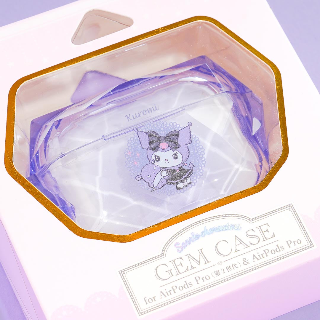 Kuromi AirPods Pro 1st 2nd Generation Protective Gem Case
