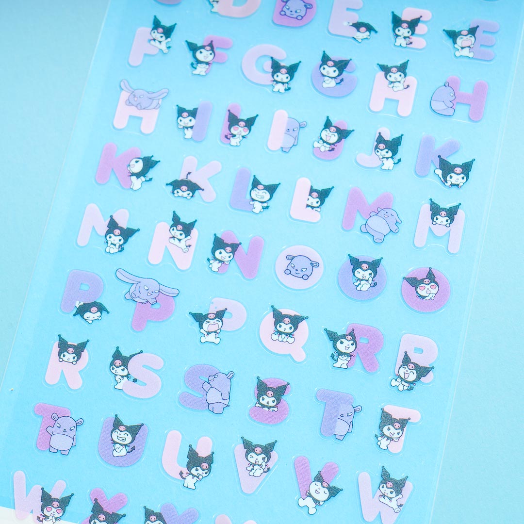 Kuromi Alphabet Stickers Blippo
