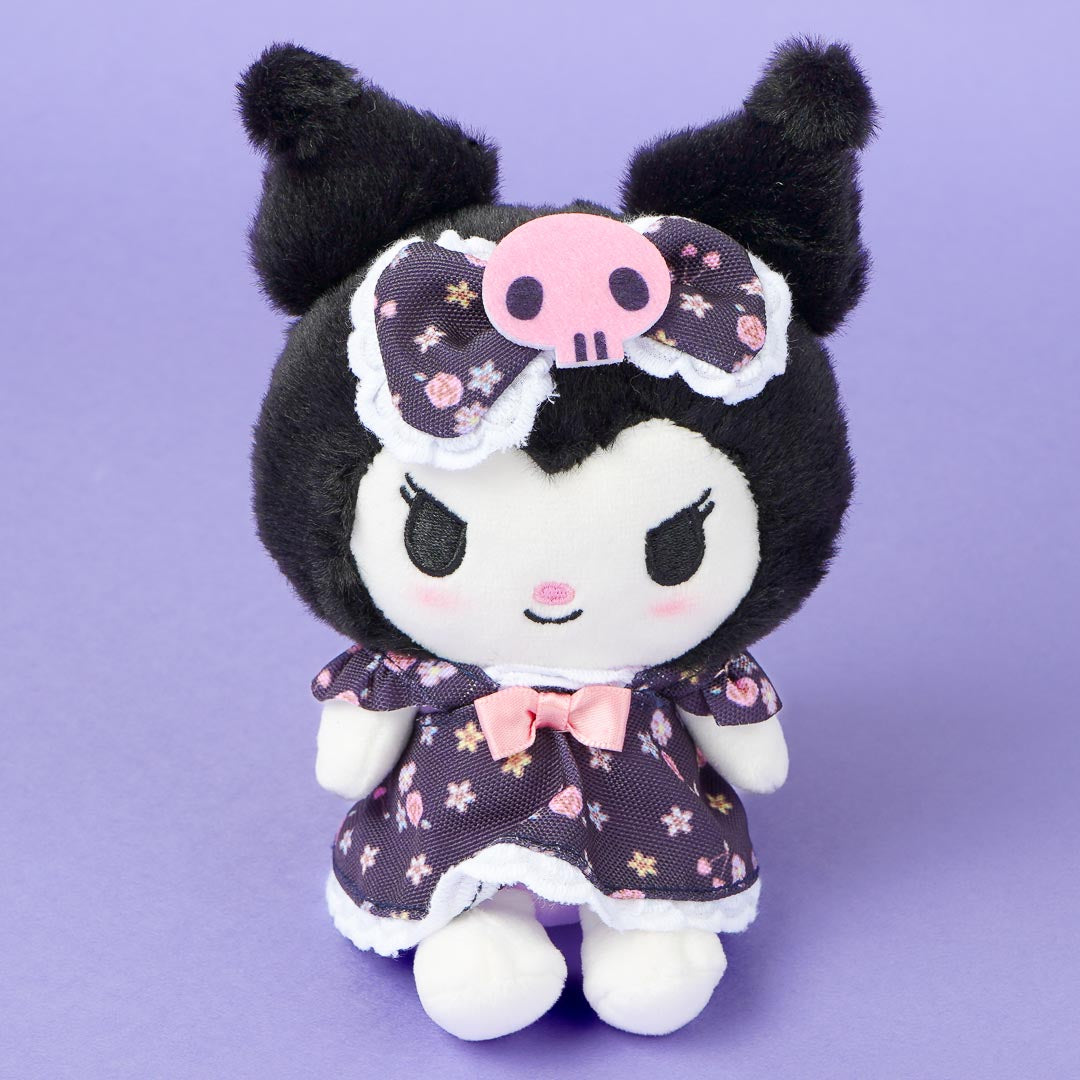 Kuromi Flower Dress Plush Mascot