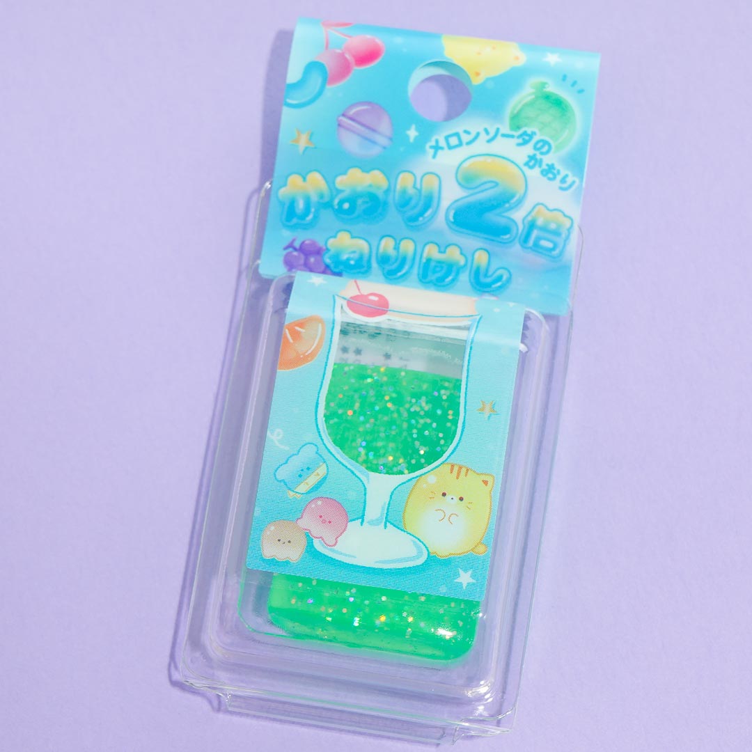 Fragrance Double Nerikeshi Scented Eraser - Melon Soda