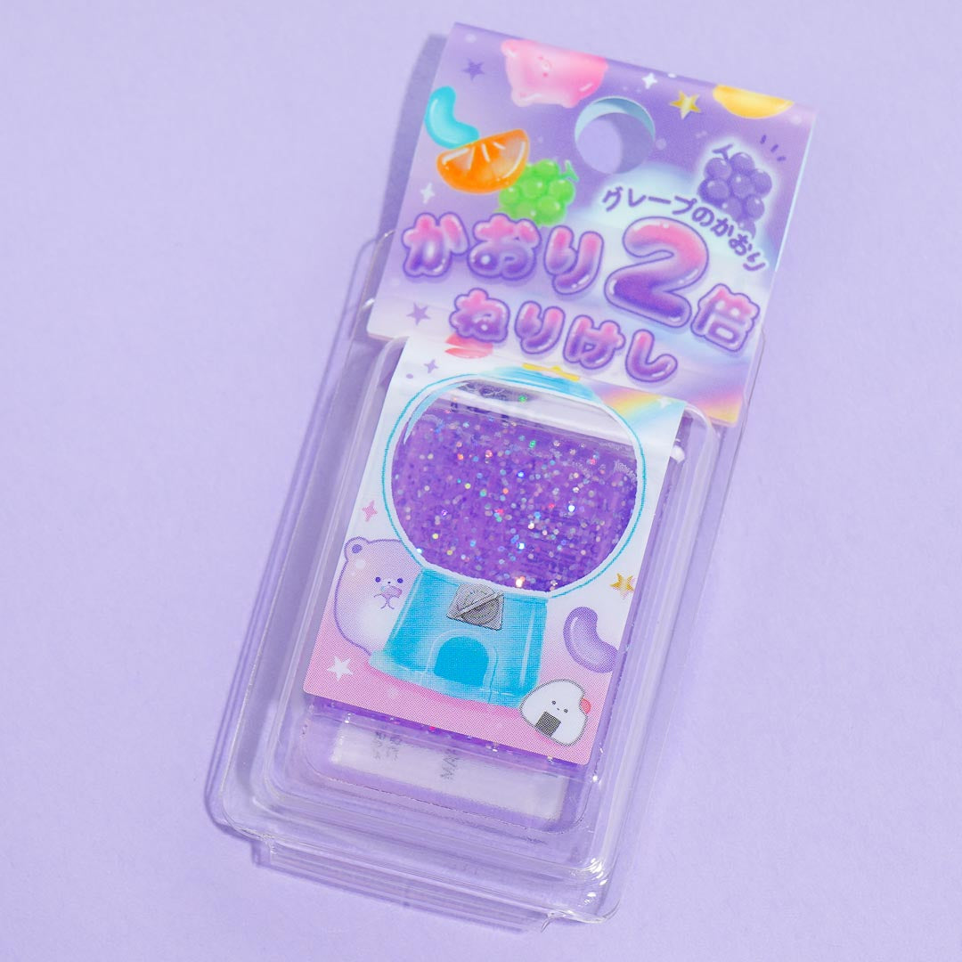 Fragrance Double Nerikeshi Scented Eraser - Grape