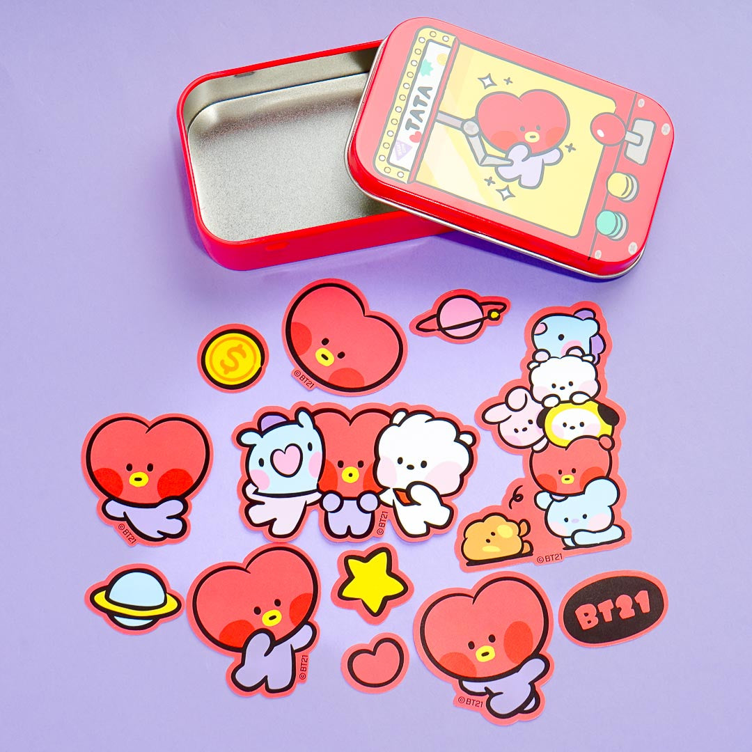 Sticker Set Awit BT21 Minini Tin Case Sticker Set - Tata – Blippo