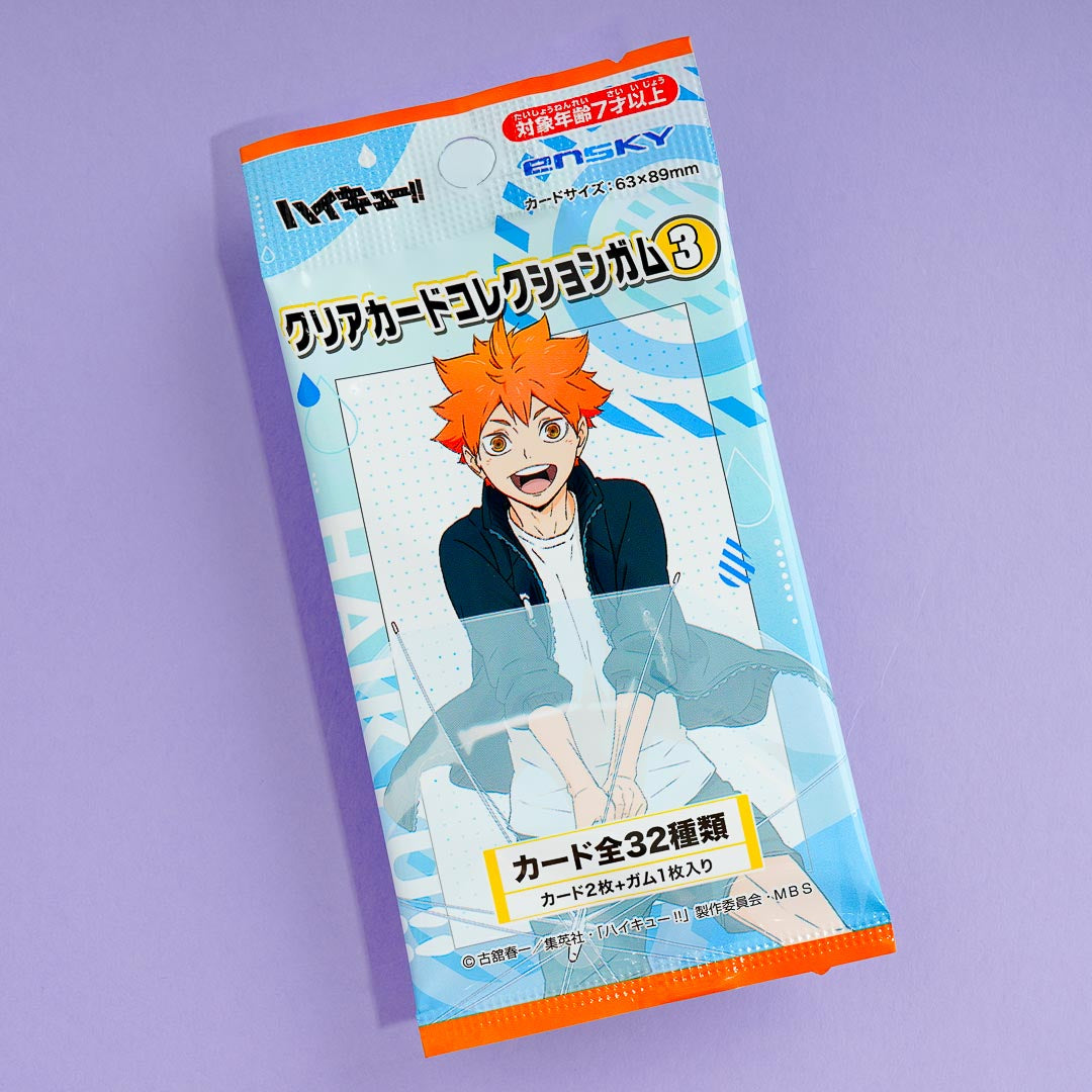 AmiAmi [Character & Hobby Shop]  Haikyuu!! Clear Card 10Pack BOX(Released)