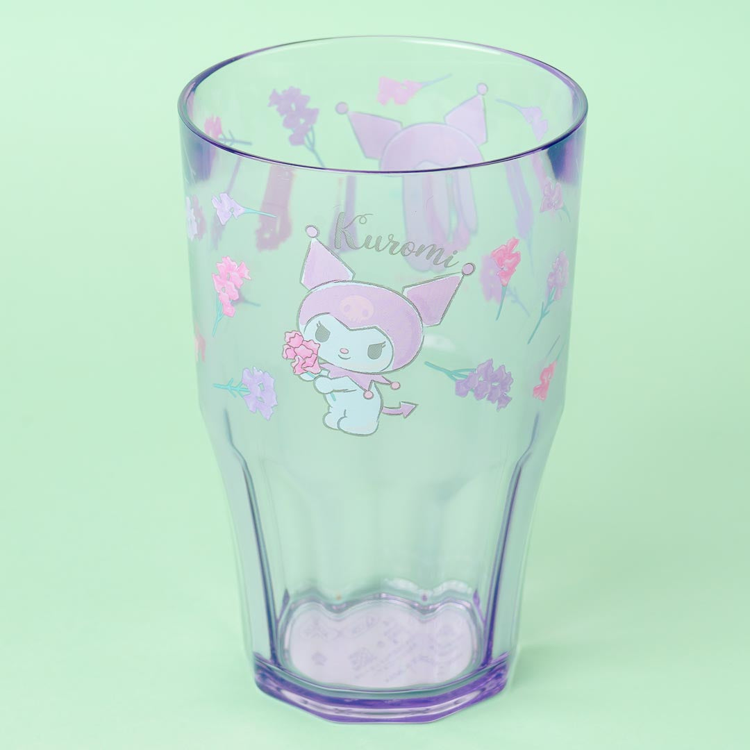 Sanrio Clear Tumbler Kuromi