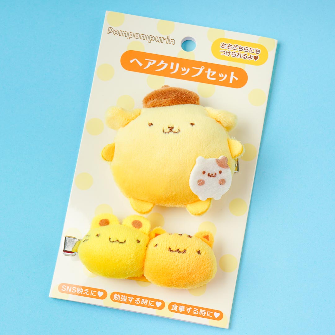 Sanrio Sweets Pompompurin Clip-On Plush