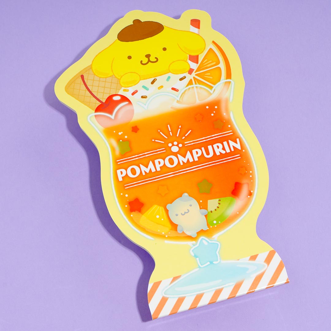 Pompompurin Cream Soda Die Cut Memo Pad Blippo Kawaii Shop