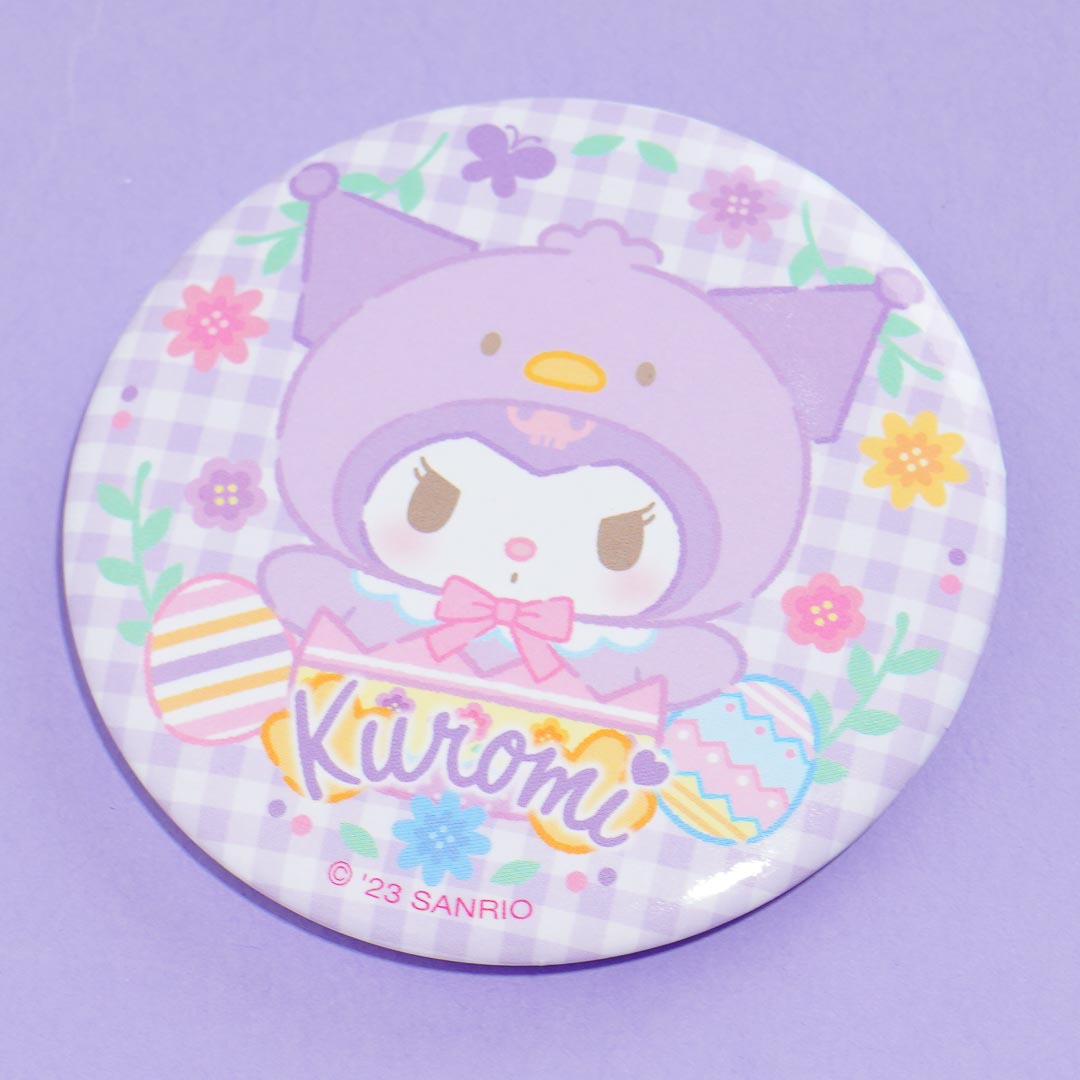 Kuromi Easter Bunny 2-Way Charm With Badge