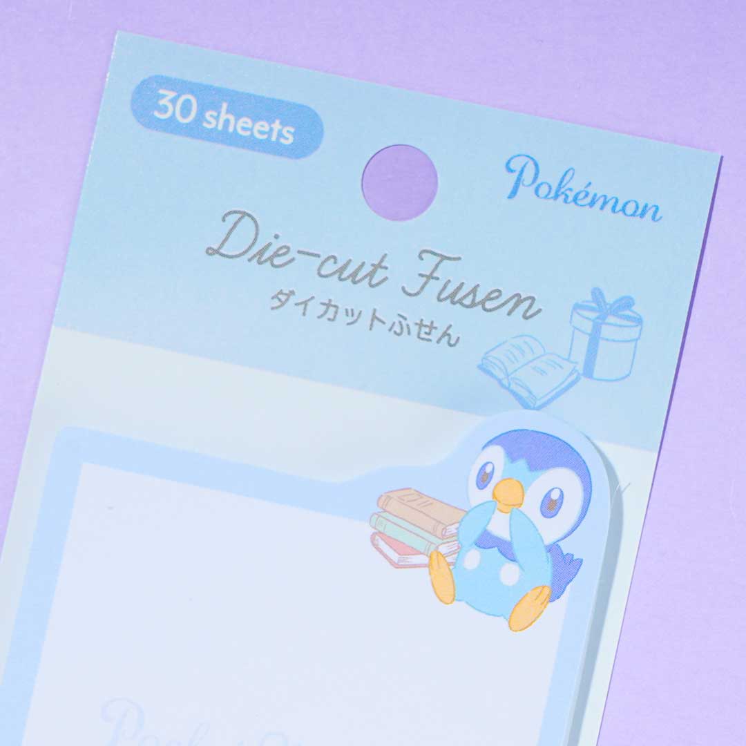Pokemon Die-Cut Sticky Notes - Piplup Blippo Pokemon Die-Cut Sticky Notes - Piplup Blippo