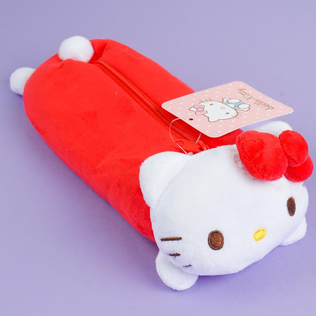 JP / Hatakeyama Hello Kitty Roll Plushie Pen Case