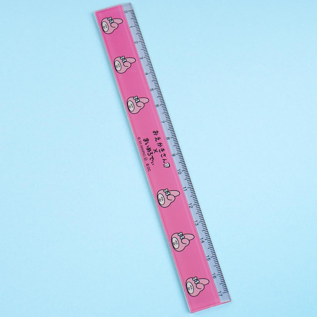 Happy Friend Ruler My Melody x Oekaki-San Happy Doodle Ruler – Blippo