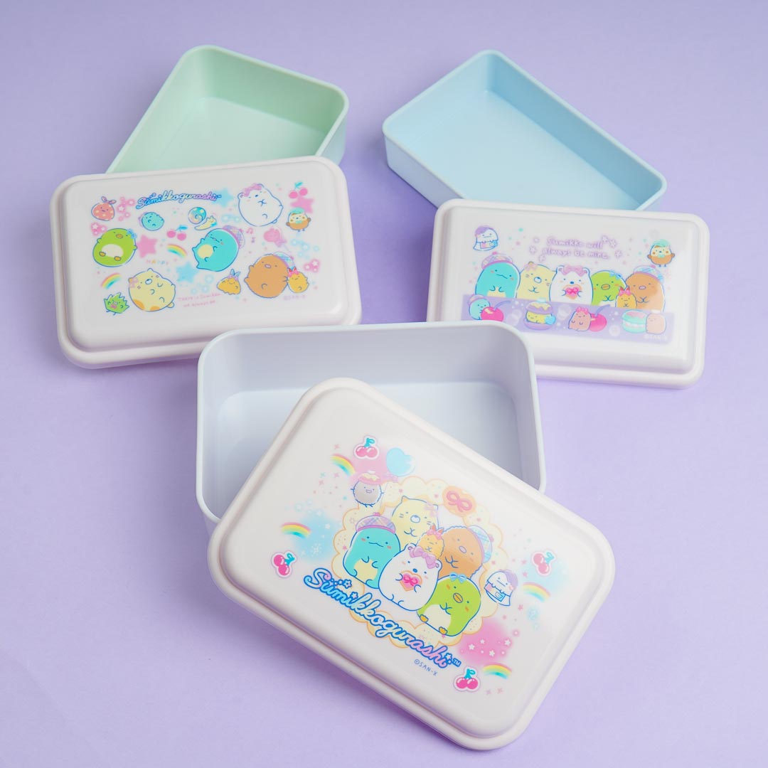 Kawaii Cute Sumikkogurashi Bento Lunch Box Containers Set San-x