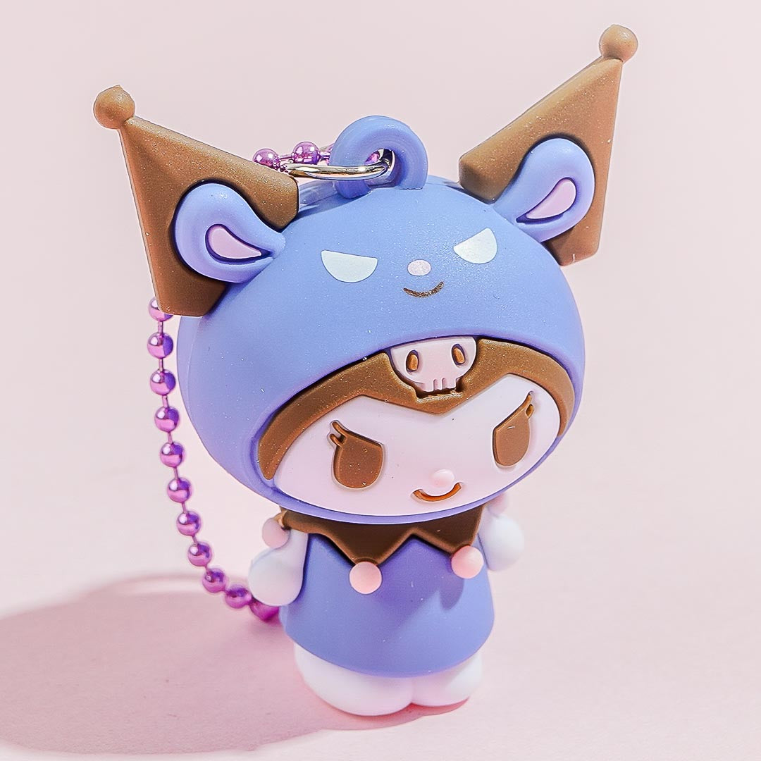 Kuromi Dress Up Figure Keychain Blippo