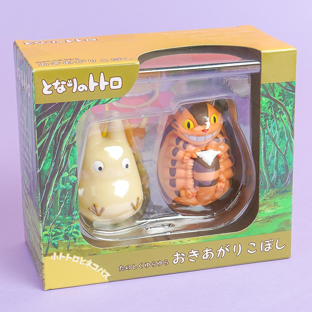 Chibi Roly Poly My Neighbor Totoro Roly Poly Doll Set - Chibi Totoro & Nekobus – Blippo
