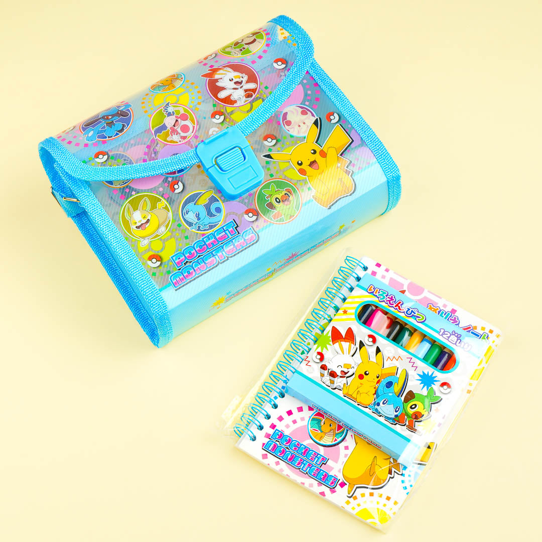 Pokemon Colouring Set With Shoulder Bag – Blippo