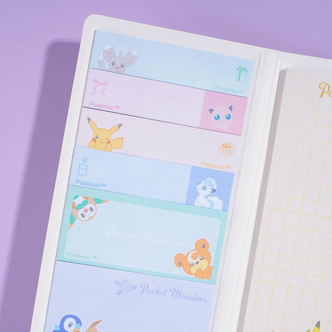 Pokemon Gathering Friends Memo Pad & Sticky Notes Set – Blippo