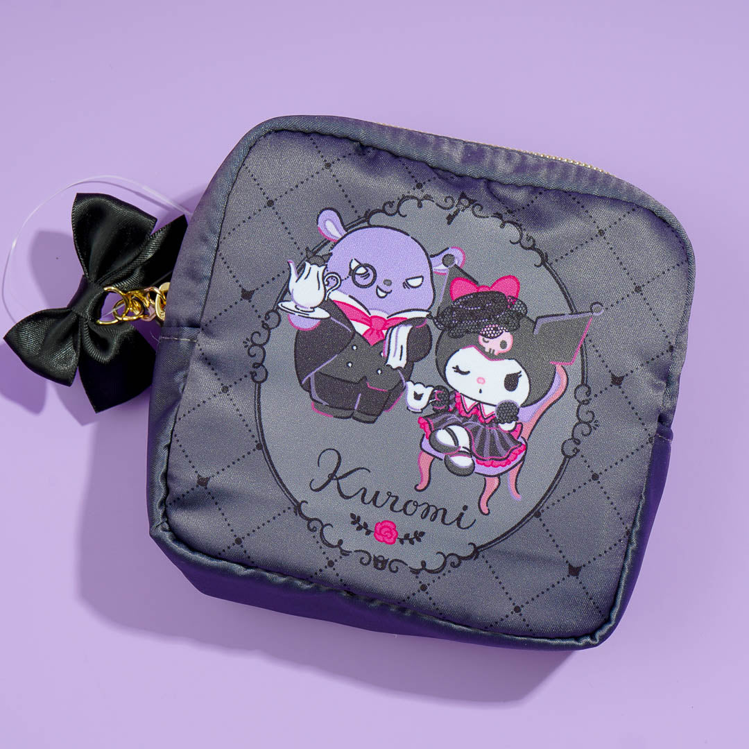 Sanrio Delusional Lady Kuromi - Kuromi & Baku Pouch, Kuromi Pencil Case