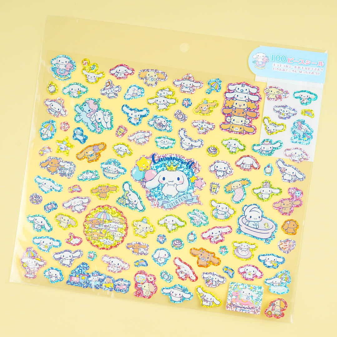 Cinnamoroll 100-Piece Glitter Sticker Sheet