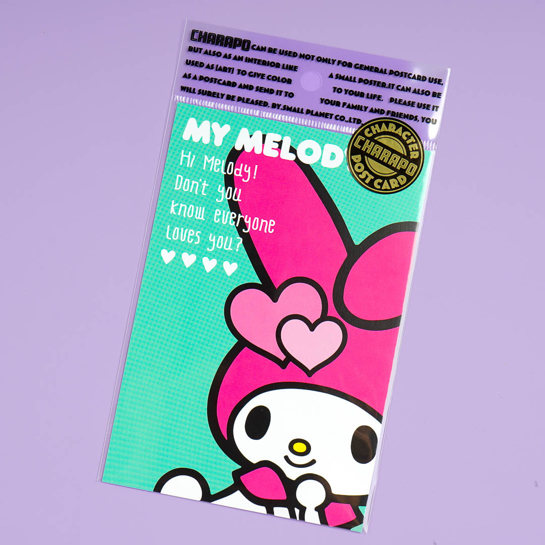 My Melody Close Up Postcard – Blippo