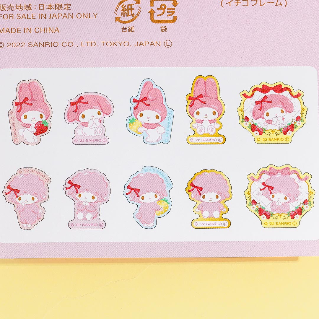 strawberry moo sticker sheet – Café de Yume