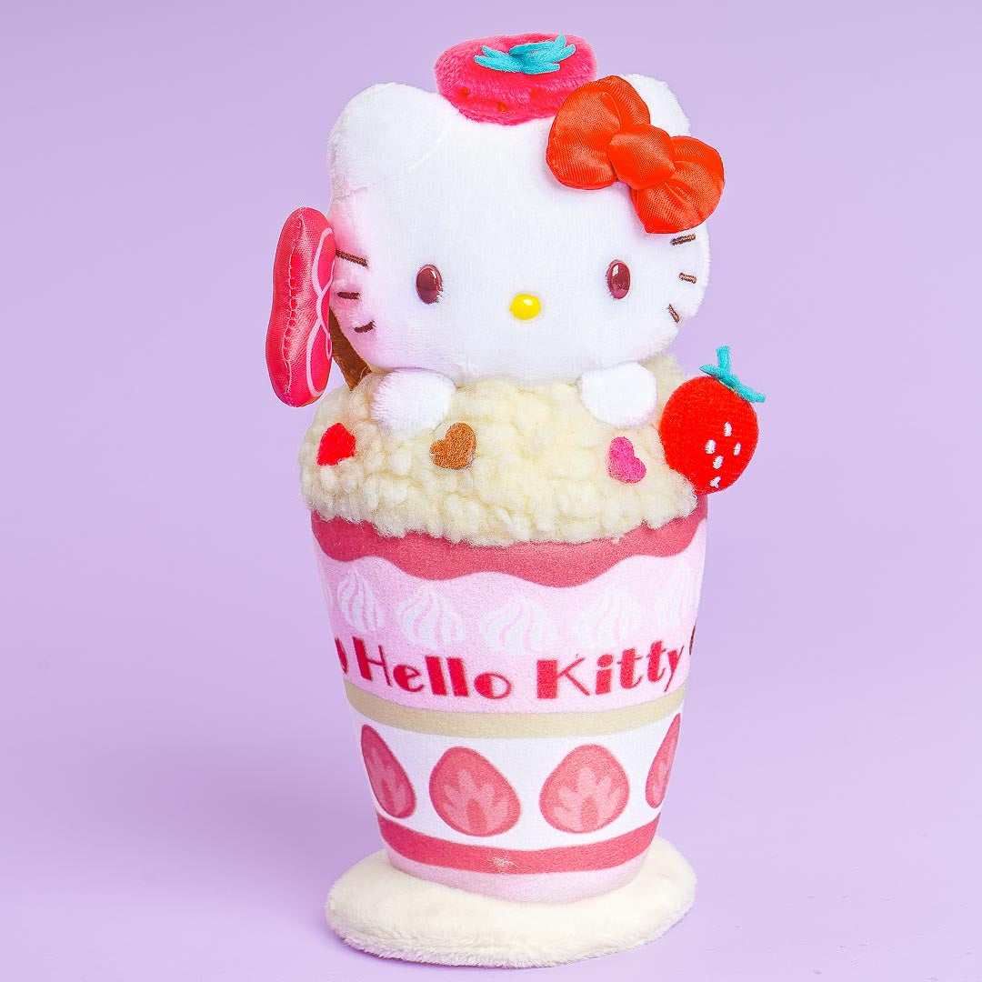 Sanrio Hello Kitty Cupcake Squishies Strawberry : Toys & Games 