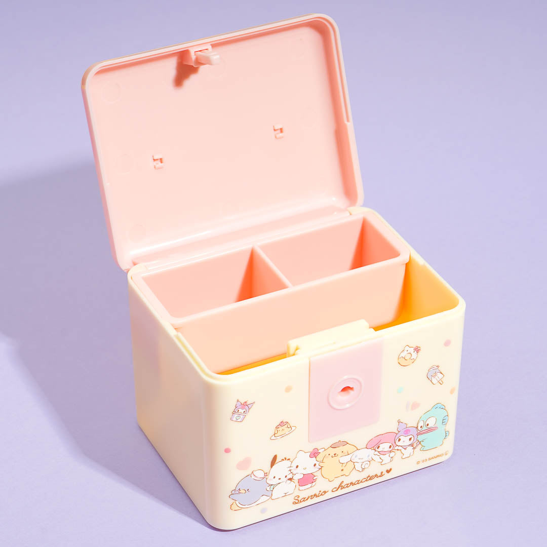 T's Factory Sanrio Characters Two-Tier Storage Box