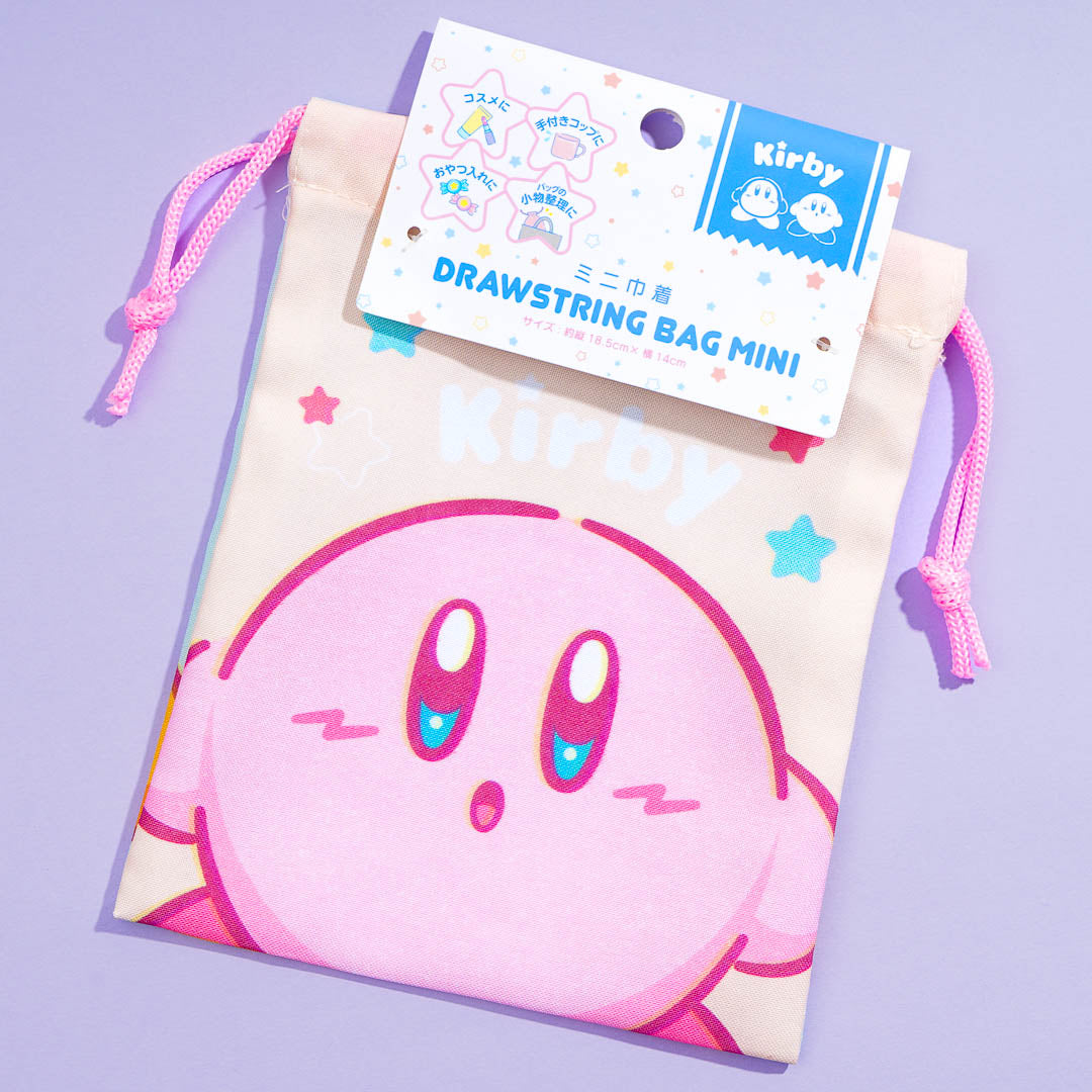 Kirby Double-Sided Drawstring Pouch - Main Image