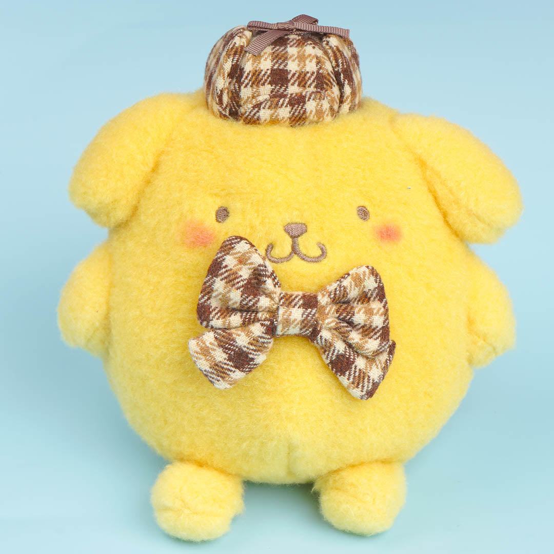 Pompompurin Howa Mocha Check Plushie Medium – Blippo