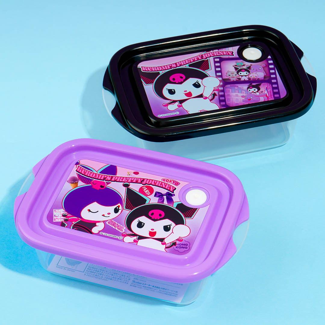 Sanrio Kuromi Round Purple Bento Box