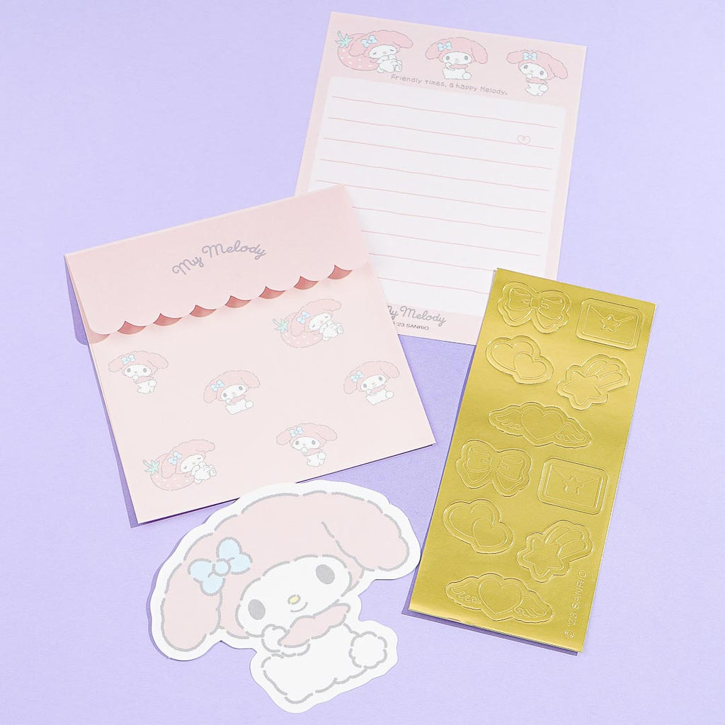 Cute Kawaii Sanrio Hello Kitty Mini Letter Set / Note Envelope Set - S –  Alwayz Kawaii