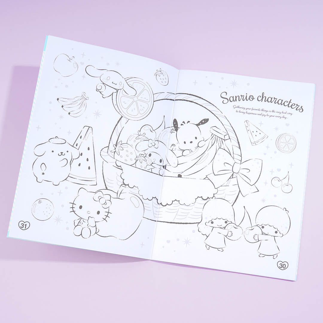 Japan Sanrio B5 Coloring Book - Cinnamoroll