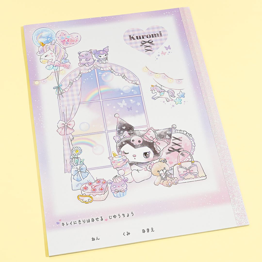 DIY Cute Kuromi Notebook/Diary _ How to Make Kuromi Notebook at home _  Sanrio crafts 