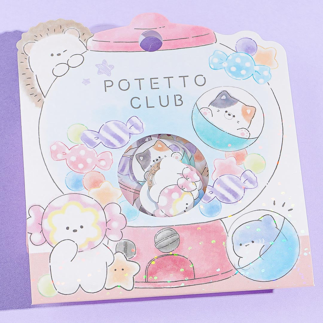 Potetto Club Candy Machine Stickers Blippo