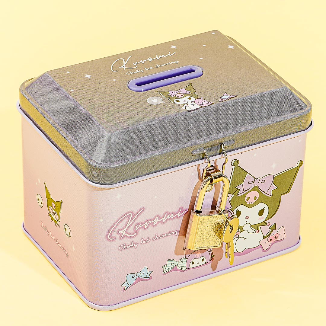 Kuromi Cheeky But Charming Coin Bank With Lock – Blippo