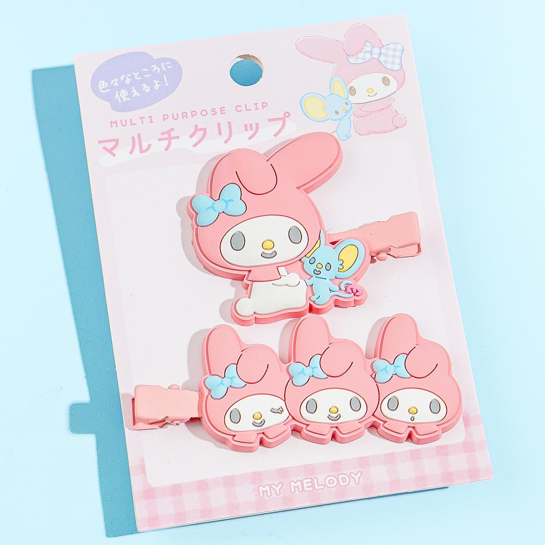My Melody Rubber Multi-Clip Set - 2 pcs – Blippo