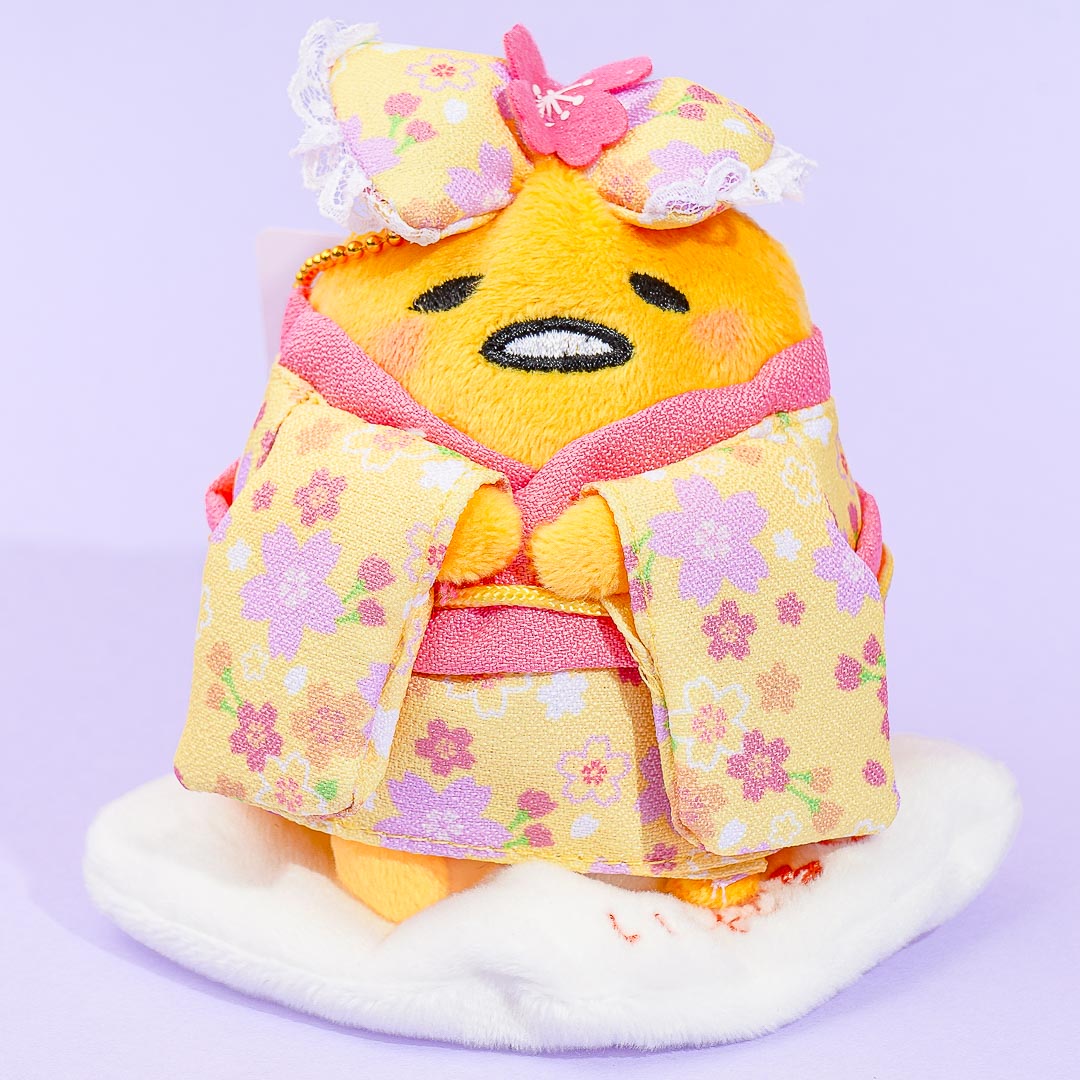 Gudetama Sakura Blossom Kimono Plushie - Medium – Blippo