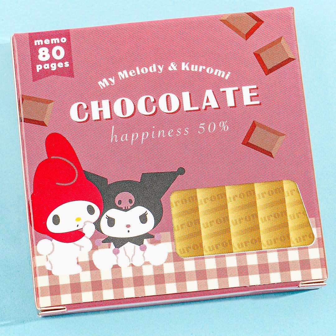 My Melody & Kuromi Chocolate Happiness Memo Pad Box – Blippo