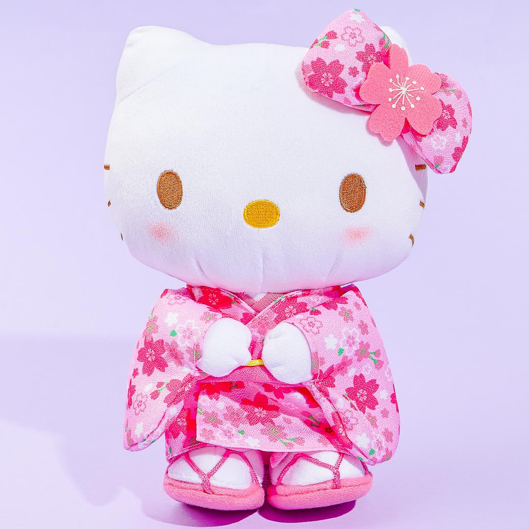 Hello Kitty Cherry Blossom Kimono Plushie - Medium – Blippo