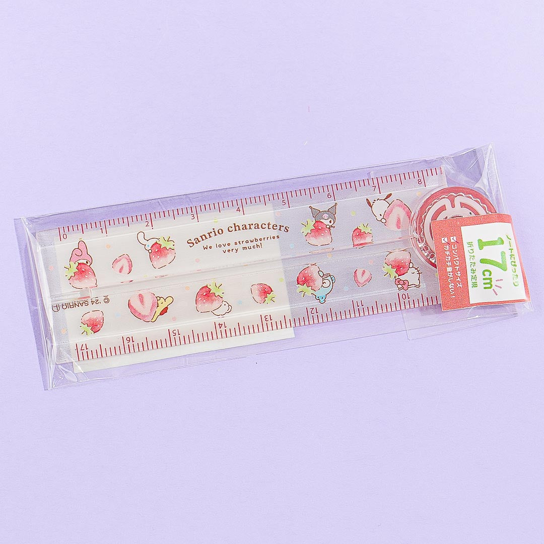 Sanrio Characters Strawberry Day Folding Ruler – Blippo